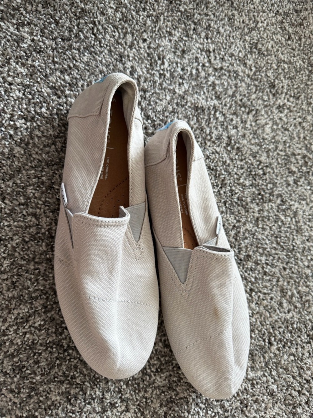 Toms Women's Canvas Slip-On in Light Beige